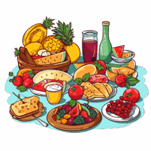 pngtree summer potluck vector png image 6936863
